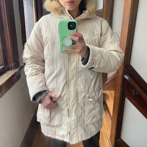 Women’s winter coat cream / beige